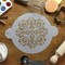 8-Inch French Medallion Cake Stencil Top | C144 by Designer Stencils | Cake Decorating Tools | Baking Stencils for Royal Icing, Airbrush, Dusting Powder | Reusable Plastic Food Grade Stencil for Cakes | Easy to Use & Clean Cake Stencil
